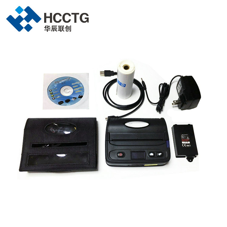 HCCTG CPCL Impresora térmica de etiquetas de código de barras 2D Bluetooth móvil de 4 pulgadas HCC-L51