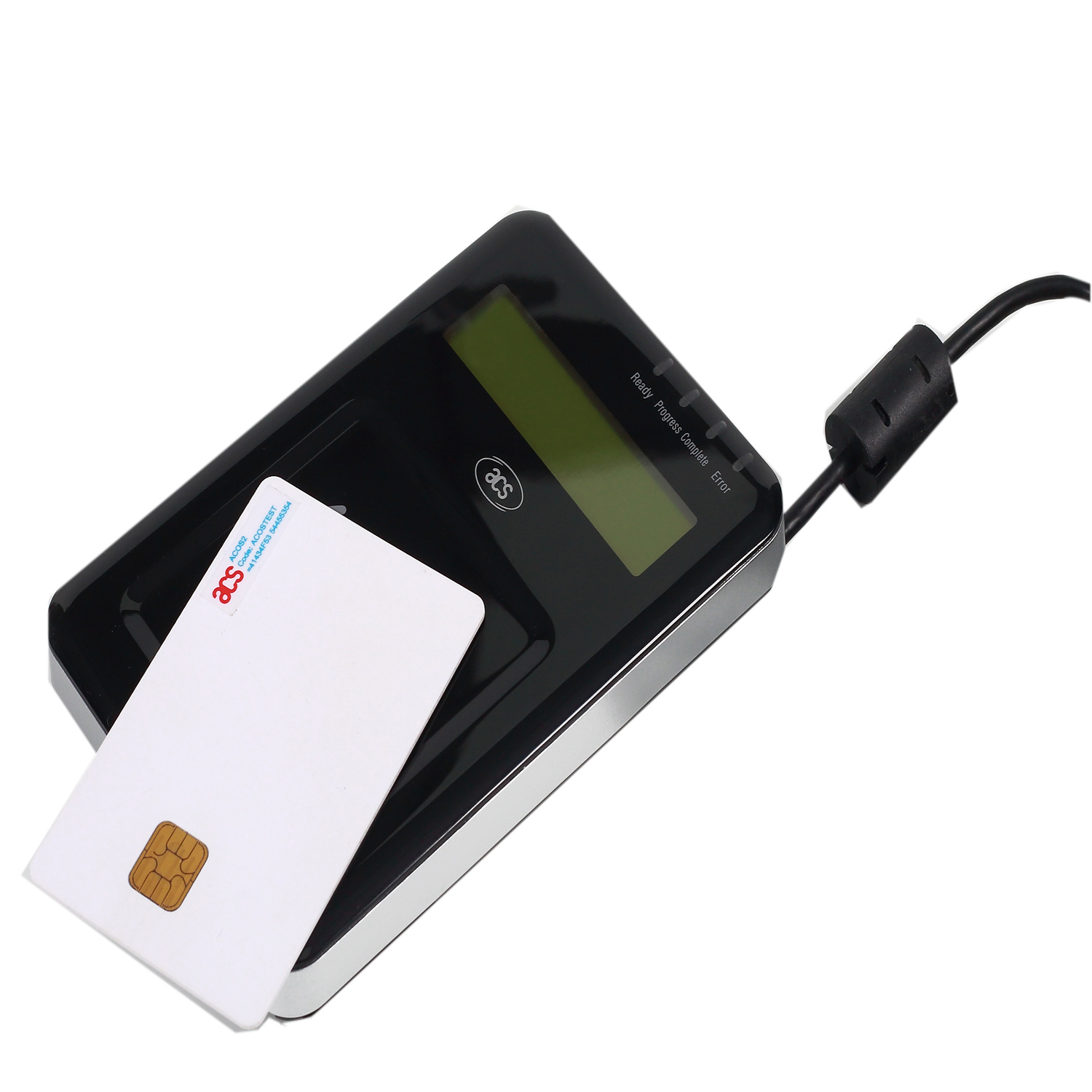 Lector NFC de tarjeta inteligente ISO14443 FELICA USB con pantalla LCD ACR1222L