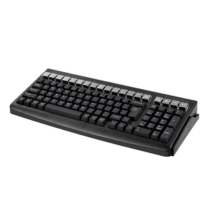 Teclado de membrana USB de 101 teclas con MSR (pistas 1/2/3) HCC-KB101R