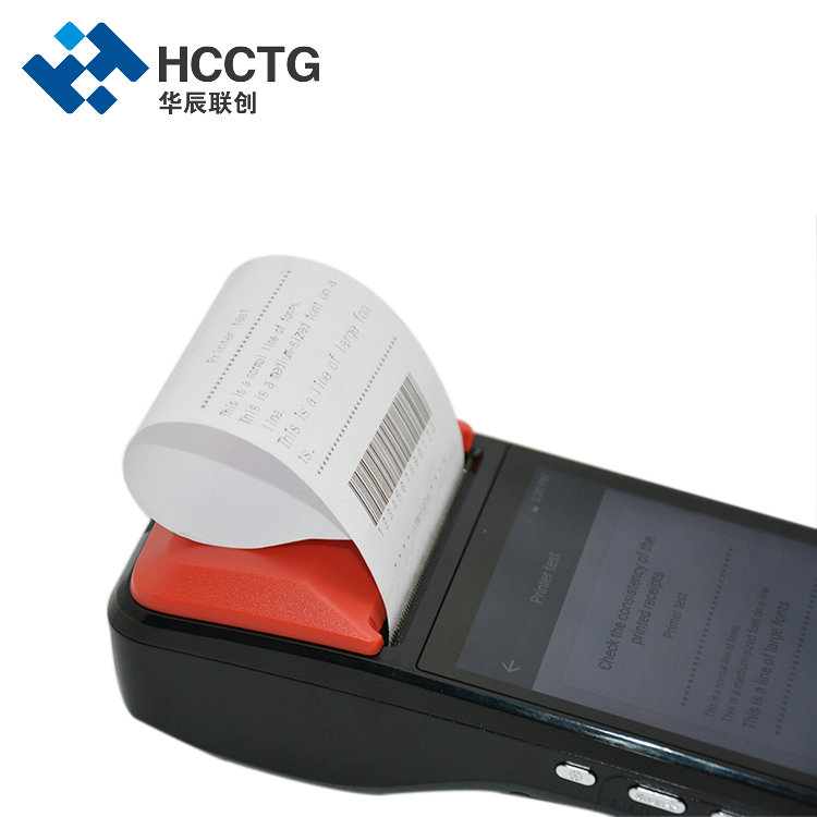 HCCTG Máquina POS portátil con WiFi Android 7.1.2 con impresora R330W