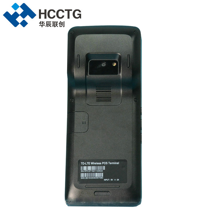 HCCTG Máquina POS inteligente portátil Android 11 NFC 4G con impresora R330P de 58 mm
