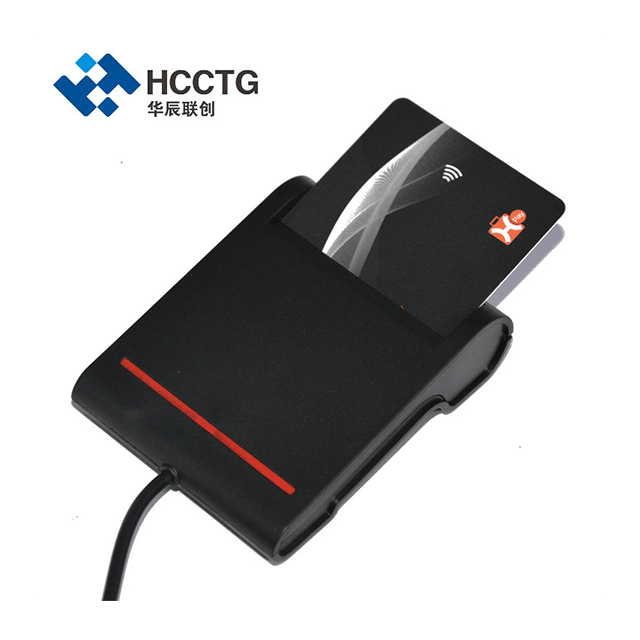 HCCTG EMV L1 USB ISO7816 Lector de tarjetas inteligentes de contacto DCR30