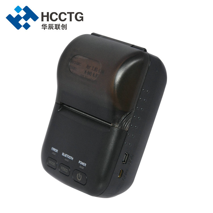 Impresora térmica de código de barras 2D móvil HCC Mini Bluetooth 58 mm HCC-T12BT