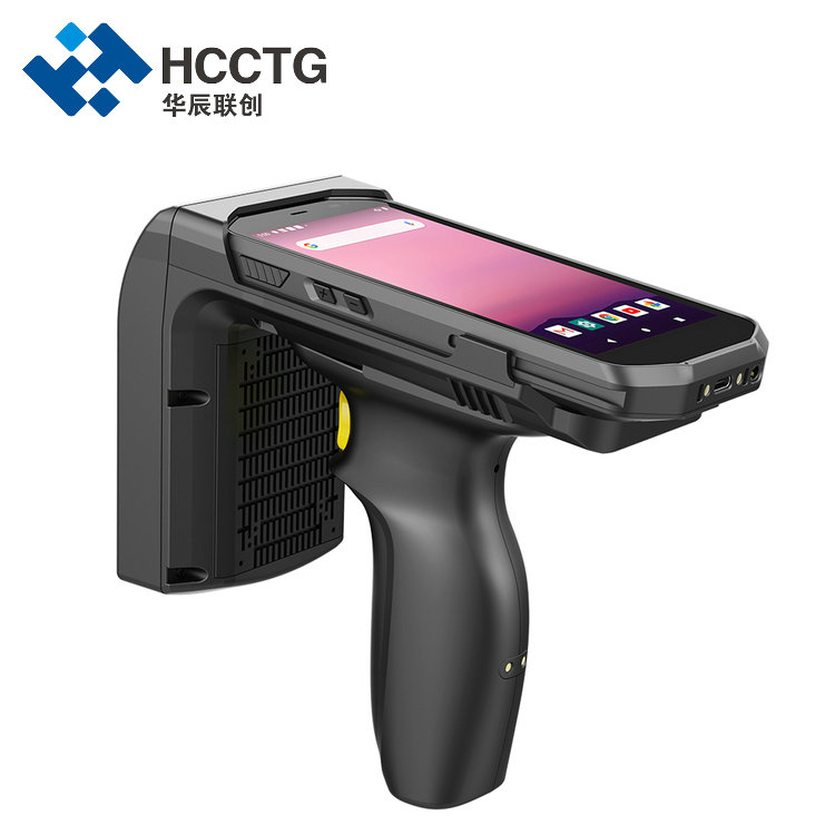 Escáner de código de barras UHF NFC 2D, colector de datos PDA portátil HQ51