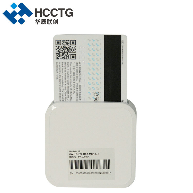 CE EMV 3 en 1 lector de tarjetas Bluetooth Smart Mobile POS para Android/IOS I9