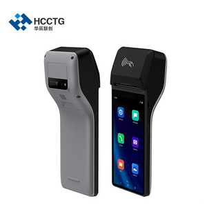 HCCTG Máquina POS portátil Android 10.0 NFC de 6 pulgadas GMS con impresora térmica Z300 de 58 mm