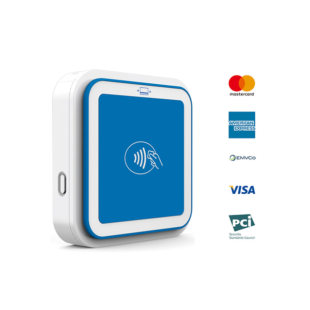 Lector de tarjetas EMV L1 y L2 MSR, IC y NFC, MPOS para pago bancario I9