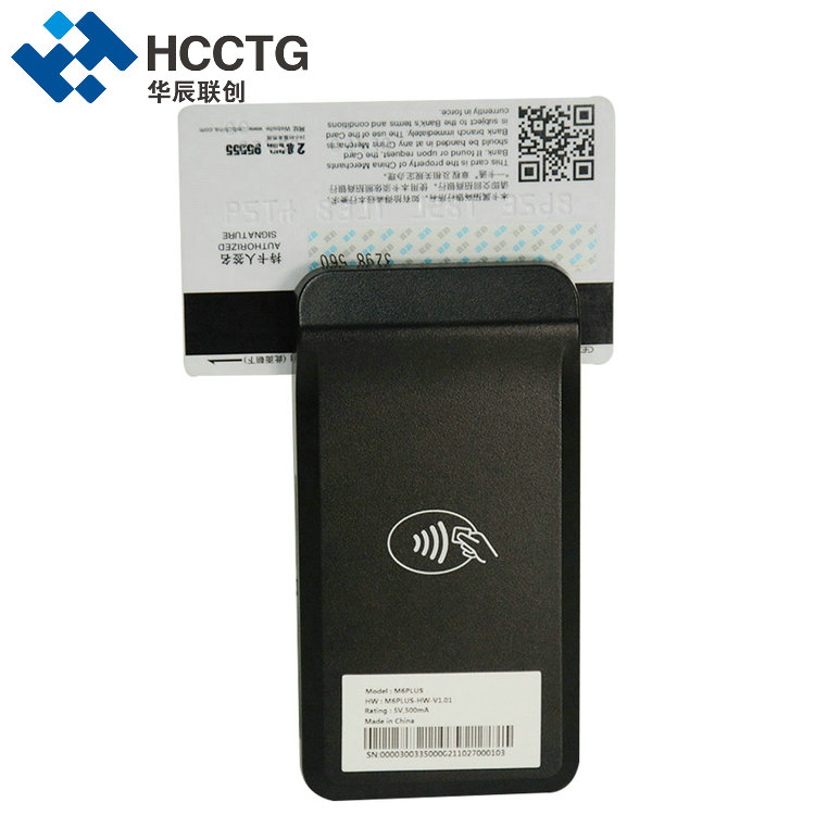 HCCTG Lector de Pago con Tarjeta Bluetooth 3 en 1 POS Móvil M6 PLUS