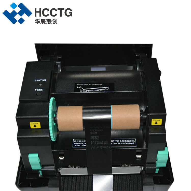 Impresora de etiquetas de cuidado de lavado de transferencia térmica y térmica directa de tela HCC-3064TA