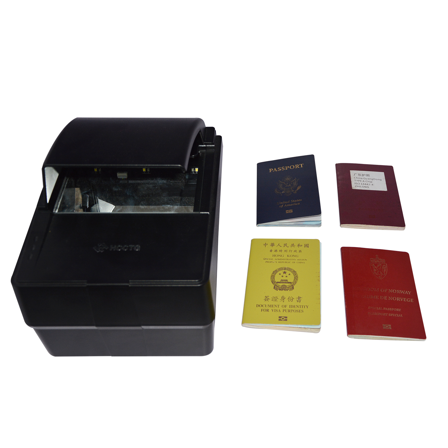 Lector de escáner de pasaporte OCR MRZ ISO14443 RFID máquina de pasaporte electrónico PPR100B