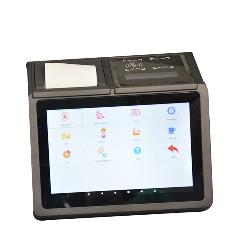 HCCTG Terminal POS de pantalla táctil Android 11 de escritorio NFC para empresas minoristas HCC-A1190