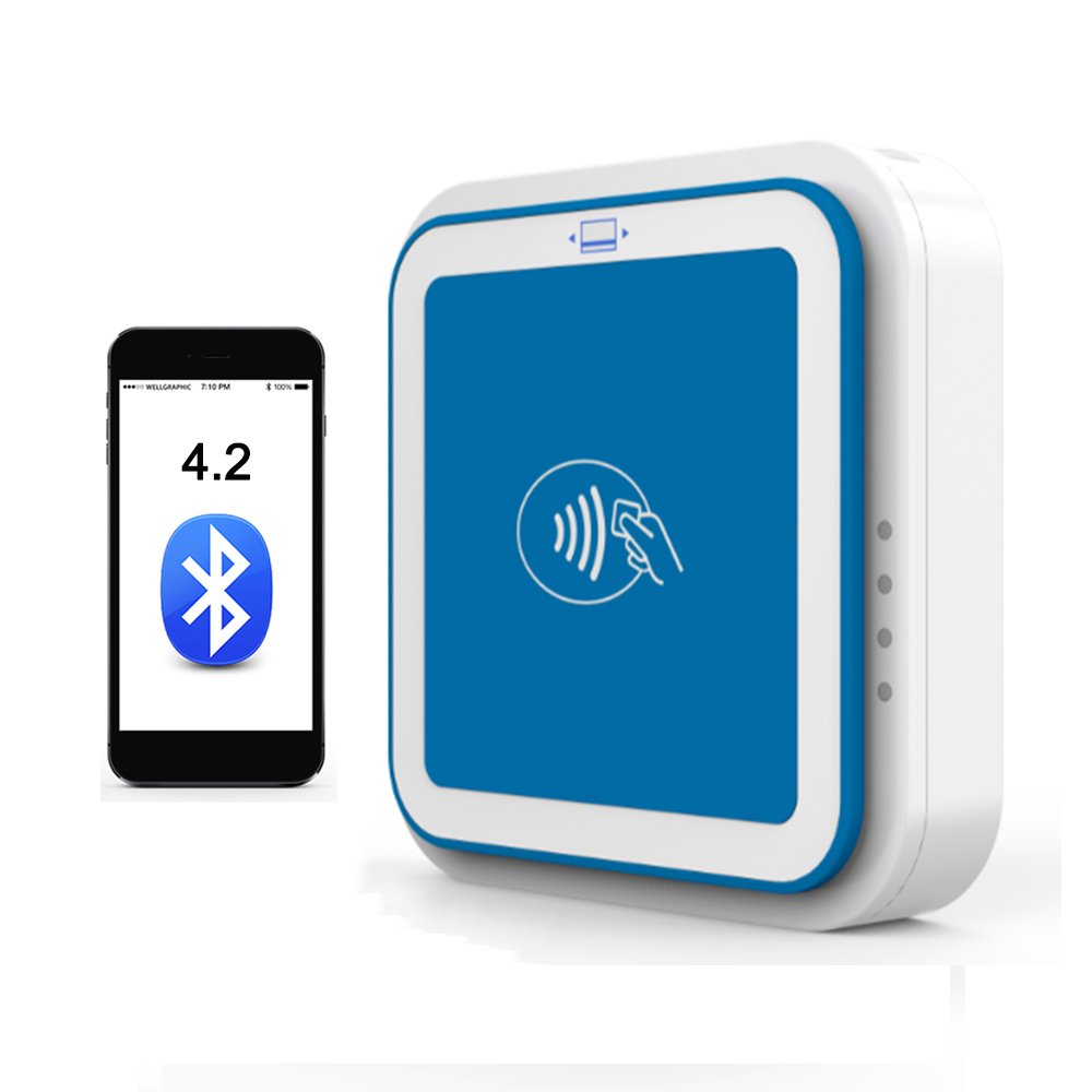 HCCTG Bluetooth EMV L1 y L2 3 en 1 Lector de tarjetas móviles Smart MPOS I9