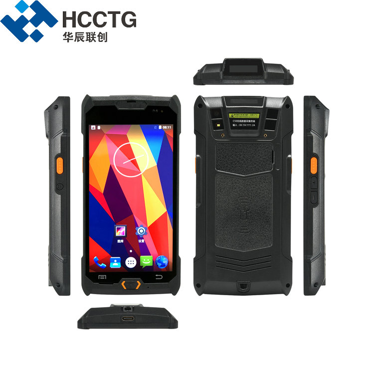 PDA portátil HCC NFC 4G Android 9.0 con escaneo de códigos de barras 2D C50 Plus