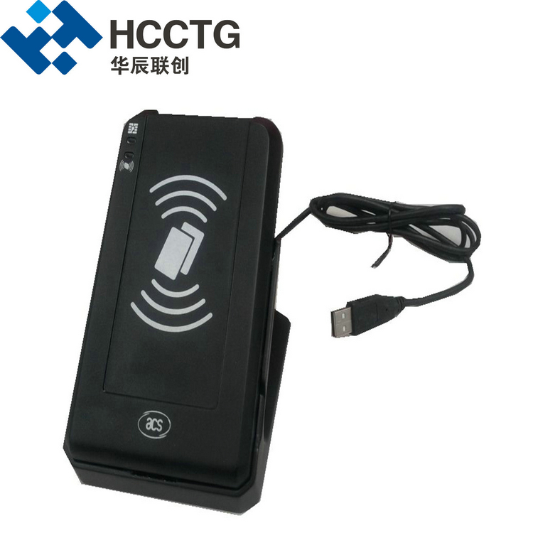 Lector de tarjetas inteligentes de interfaz dual sin contacto USB de 13,56 MHz ACR1281U-K1