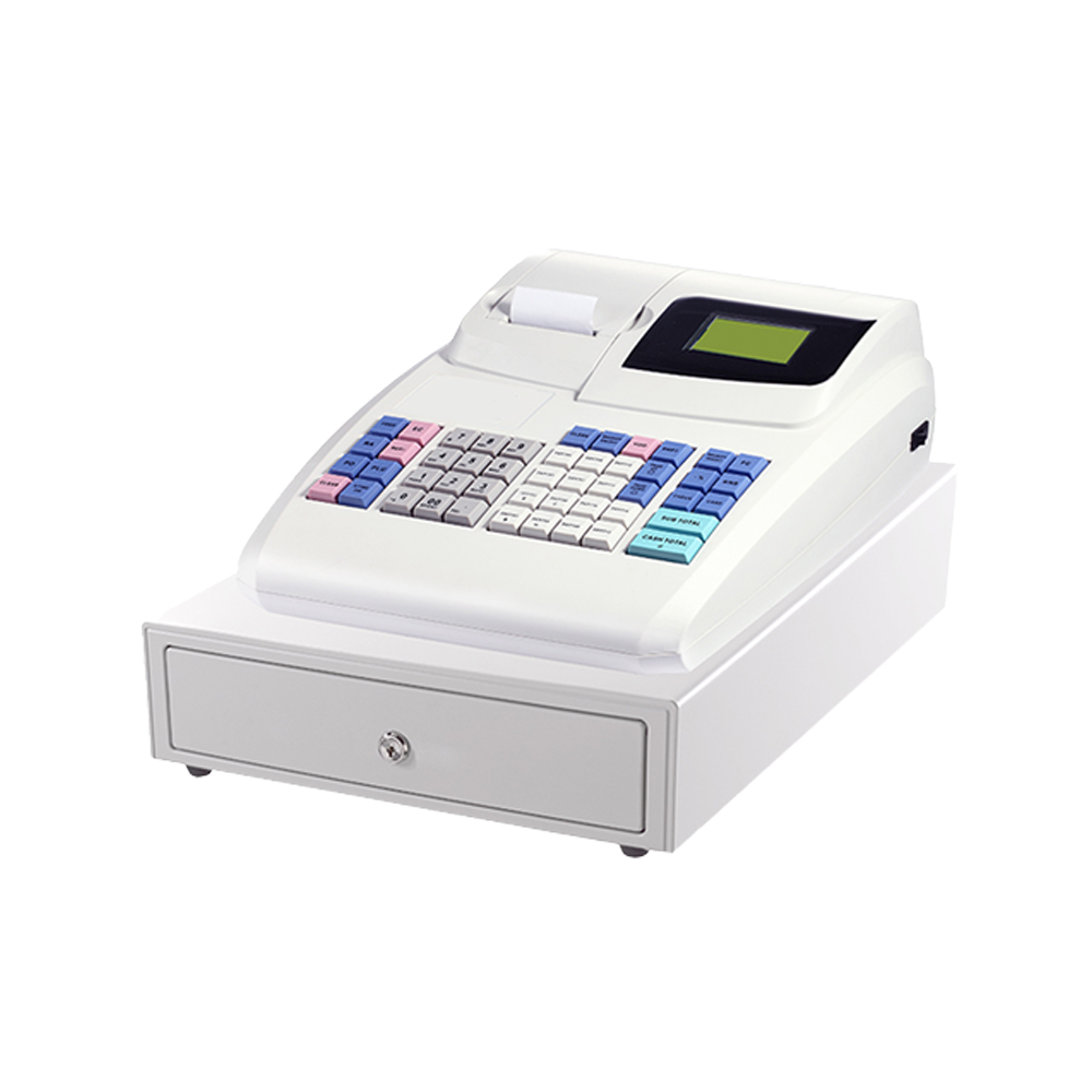 Caja registradora programable electrónica inteligente automática de 48 teclas con impresora térmica de 58 mm ECR800