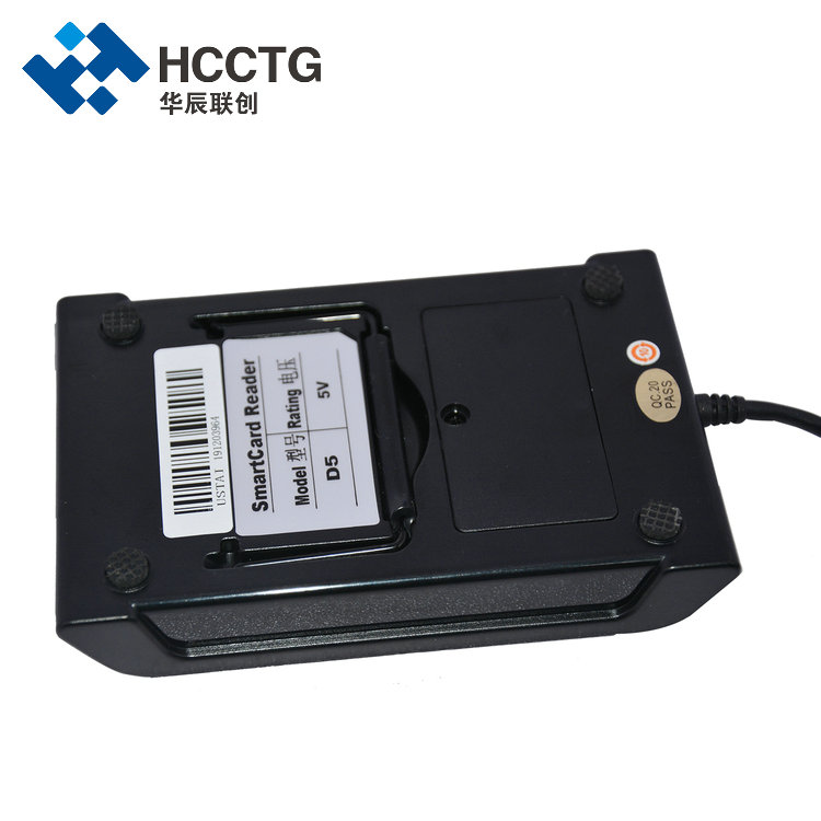 Lector de tarjetas inteligentes de interfaz dual ISO 7816 y 14443 HD5