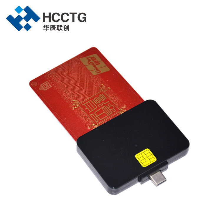 ISO7816 EMV USB tipo C lector de tarjetas inteligentes de contacto DCR32