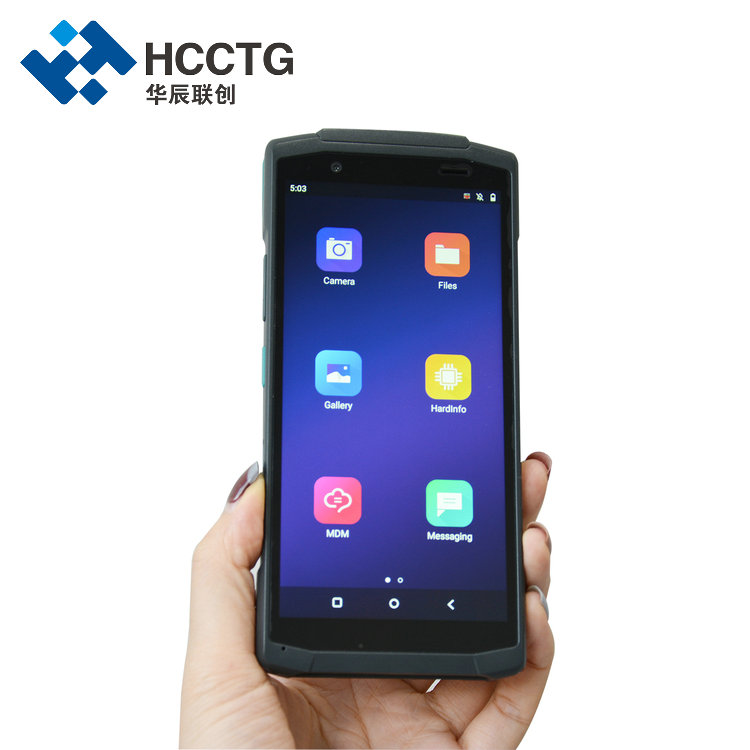 5,7 pulgadas Bluetooth Android 10 NFC 4G POS Terminal PDA de mano HCC-CS20