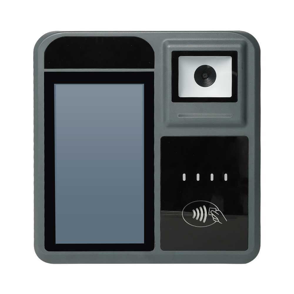  Validador de autobús P18-Q del billete de autobús de UnionPay EMV Android del reconocimiento facial de GPS