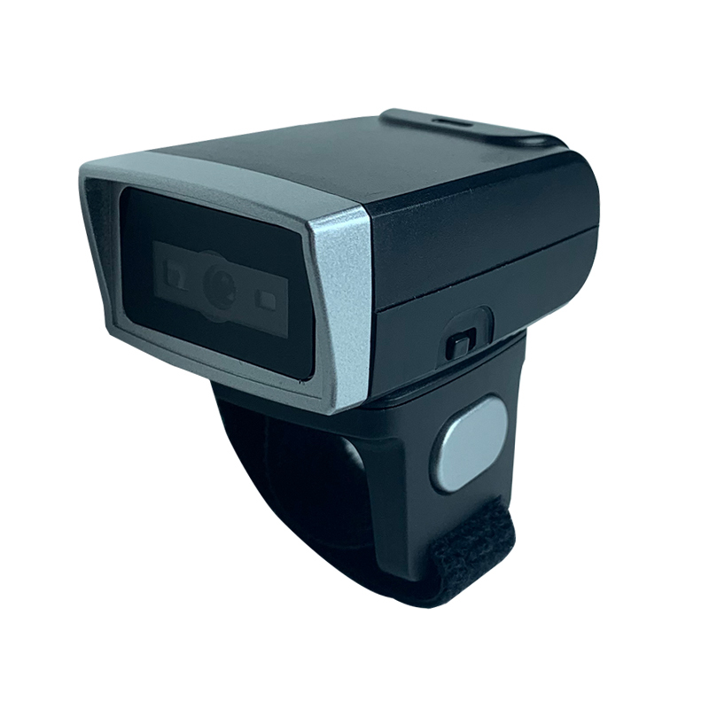 Escáner de código de barras de anillo 2.o portátil Bluetooth/2.4G con vídeo CMOS HS-S03ER