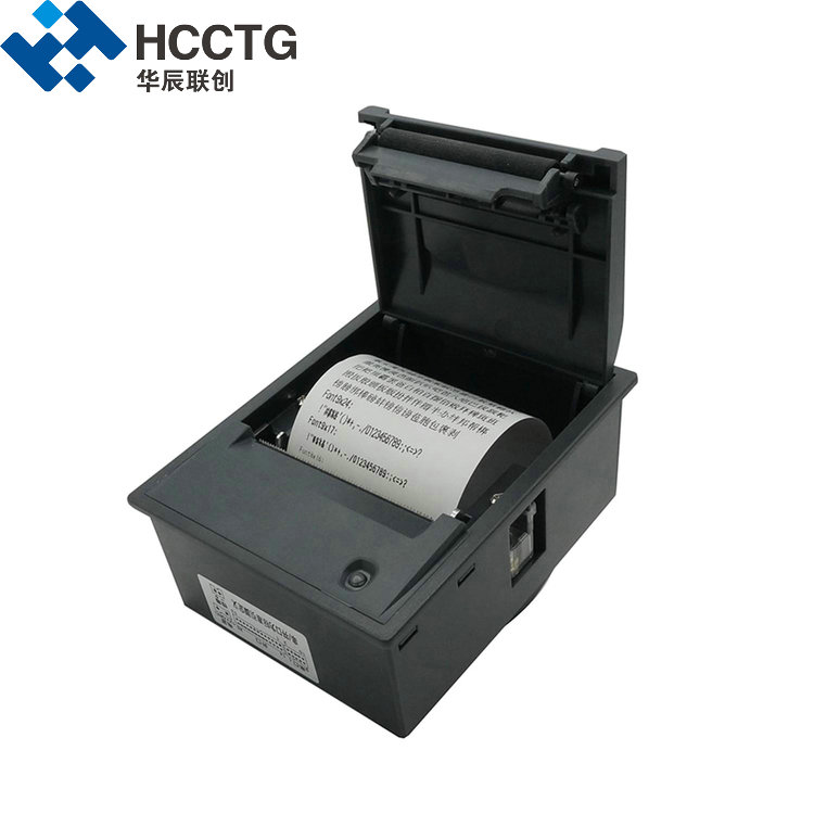 HCCTG Impresora de panel integrada de recibos de etiquetas térmicas de 8 puntos/mm y 58 mm HCC-EB58