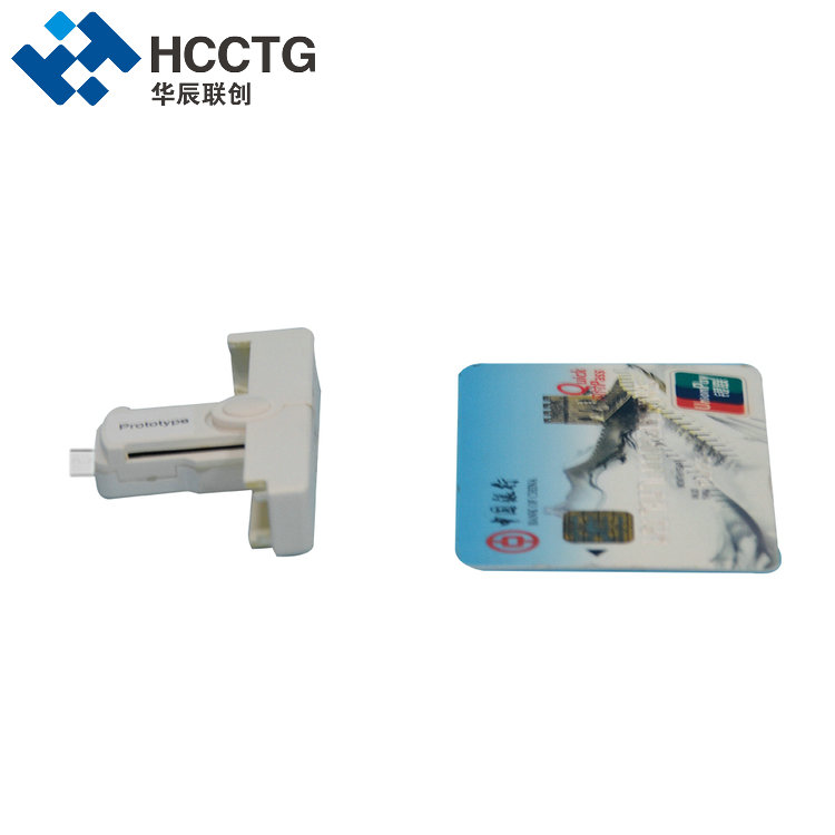 HCC ISO/IEC 7816 EMV Lector de tarjetas inteligentes de contacto de bolsillo DCR38-UM