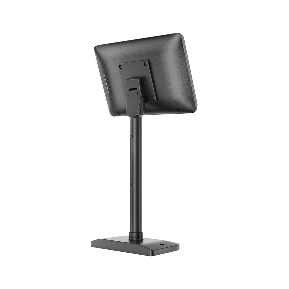 Pantalla de cliente de poste ergonómico de alta resolución de 10,1 pulgadas para venta minorista HCD101