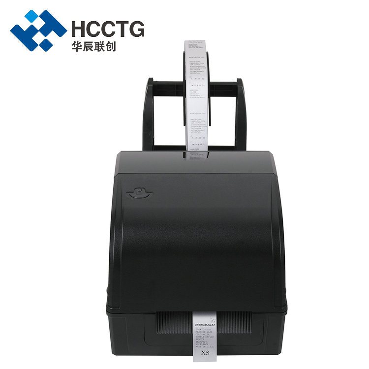 Impresora de etiquetas de transferencia térmica de cuidado de lavado térmico directo 1D/2D de 108 mm HCC-2054TA