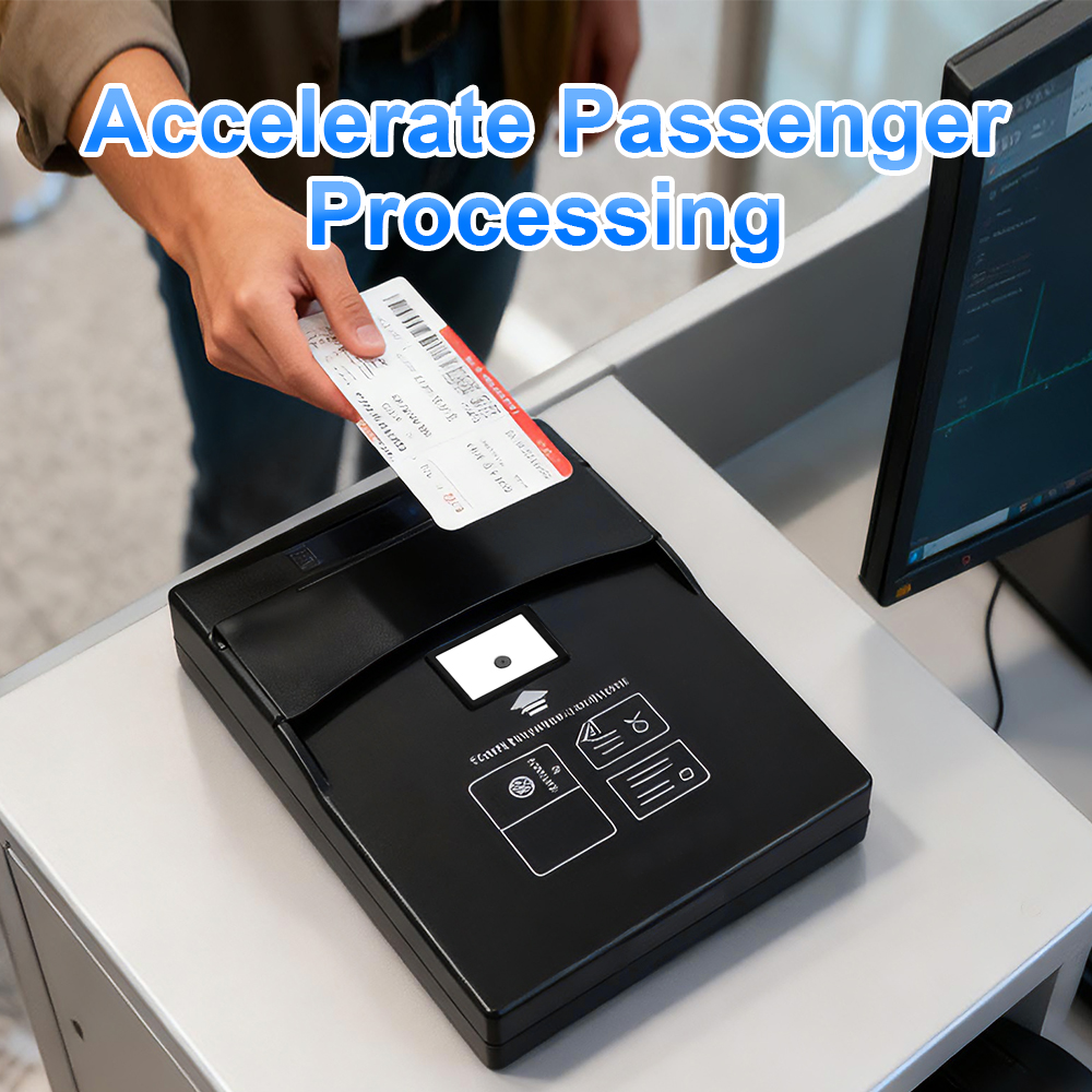 Lector de pasaportes de alto rendimiento: solución de verificación de identidad rápida, precisa y compatible