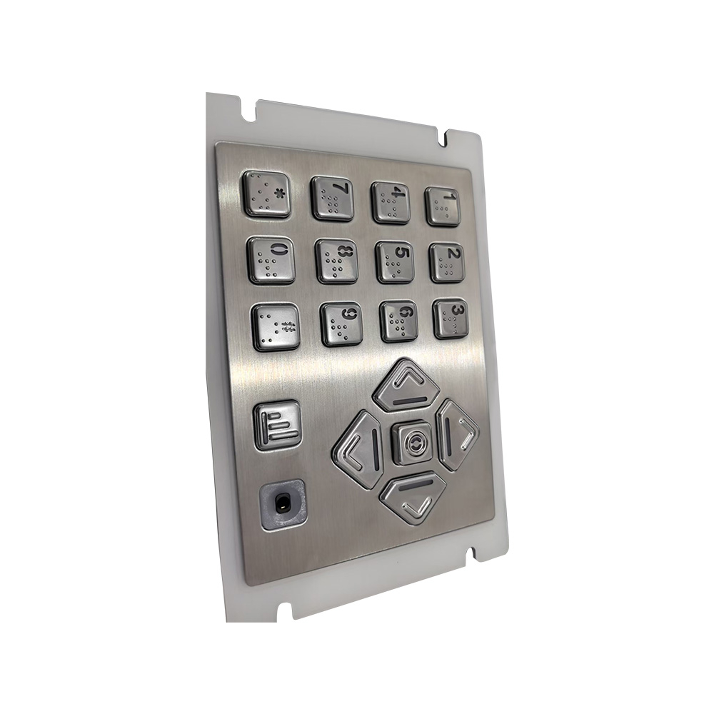 Teclado POS de navegación de Audio programable con retroiluminación ajustable para quiosco ATM AKB20