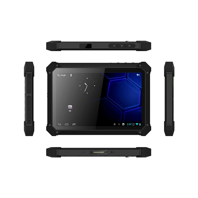 Tableta IP67 de 10,1 pulgadas, PC industrial de ocho núcleos, 64GB, compatible con escáner NFC de huellas dactilares Z210