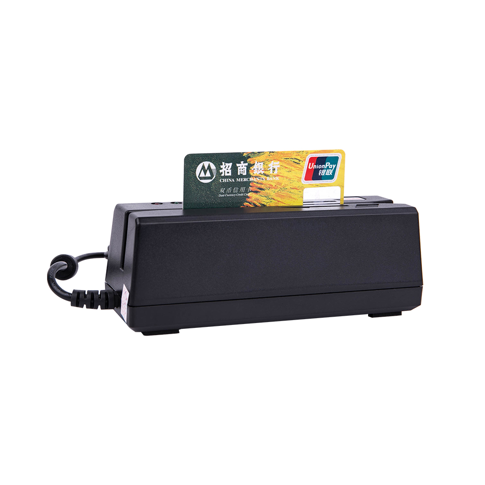 USB Hid Three Pistas Magstripe Rector de tarjetas Escritor HCC900S