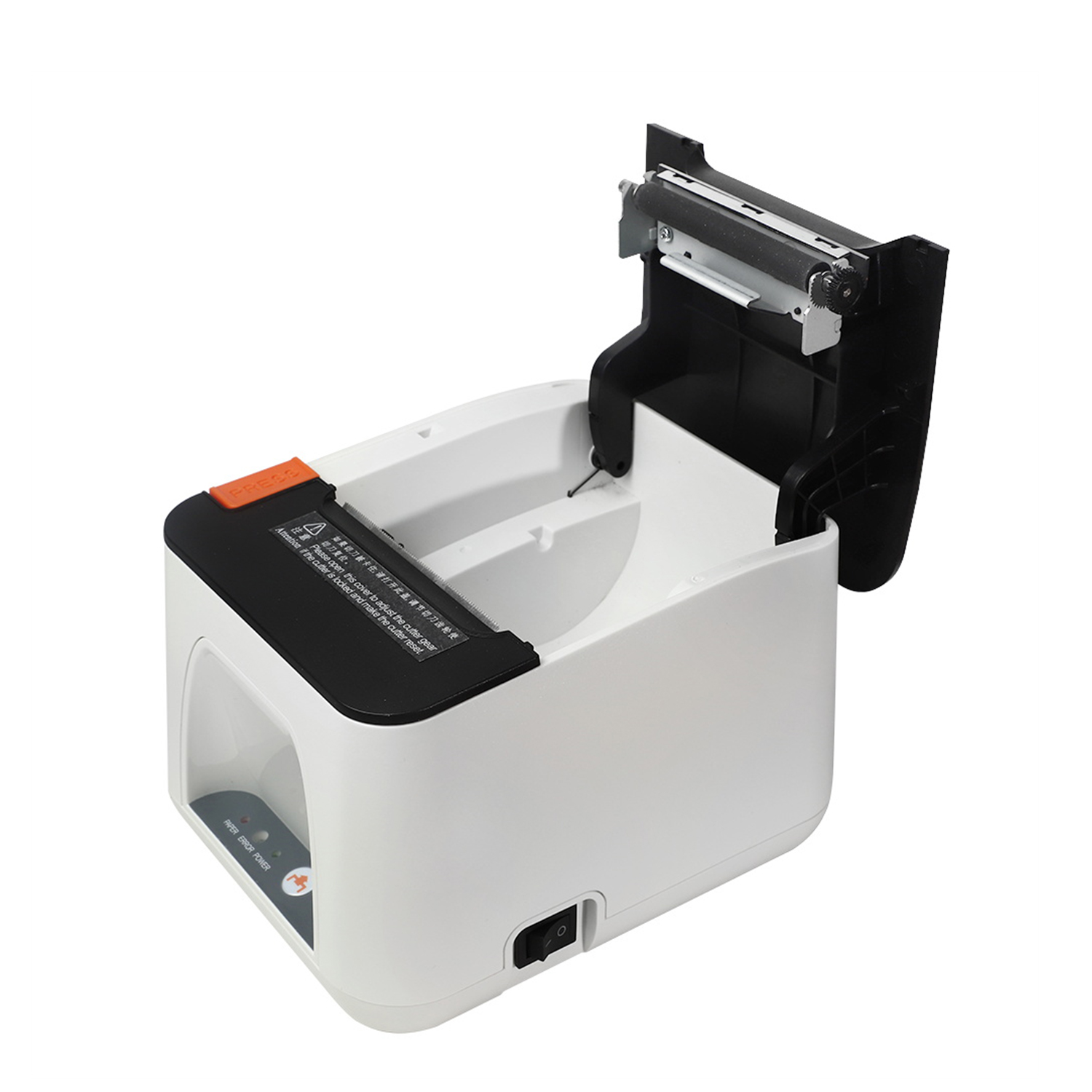 Impresora térmica portátil comercial, sin tinta, USB + Ethernet, 80mm, 3 pulgadas, dos colores, para impresión de códigos de barras y logotipos, HCC-POS890E Plus