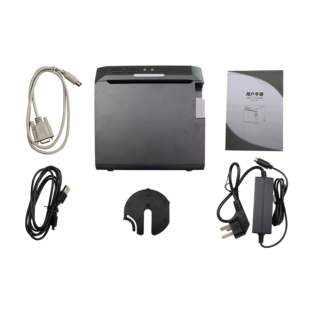 Impresora térmica inalámbrica de escritorio de 3 pulgadas con Bluetooth LAN WIFI USB HCC-POS896