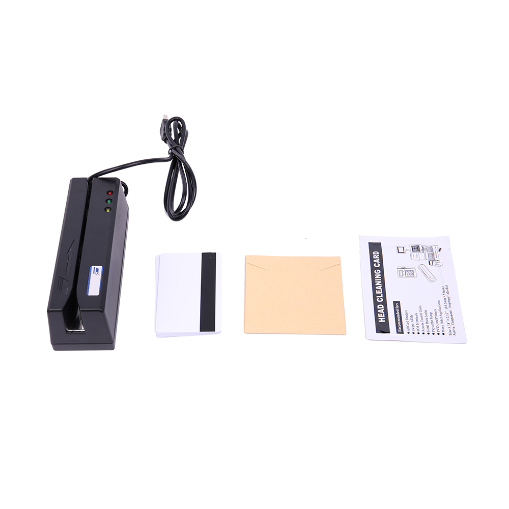 USB Hid Three Pistas Magstripe Rector de tarjetas Escritor HCC900S