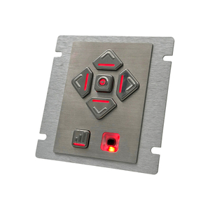 Teclado de navegación de Audio Braille ADA DDA retroiluminado programable de 6 teclas para quioscos POS AKB10