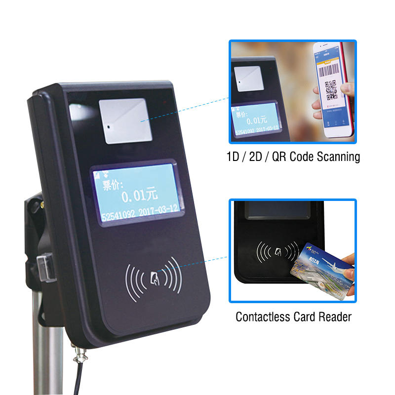 HCCTG Sistema Linux 4.9 GPS Unionpay EMV Validador de bus inteligente P18-L2 de 4,3 pulgadas