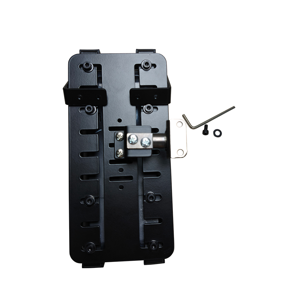Black ajustable rango de inclinación de escritorio de escritorio soporte de caja de caja de poste de poste de metal POS-H2