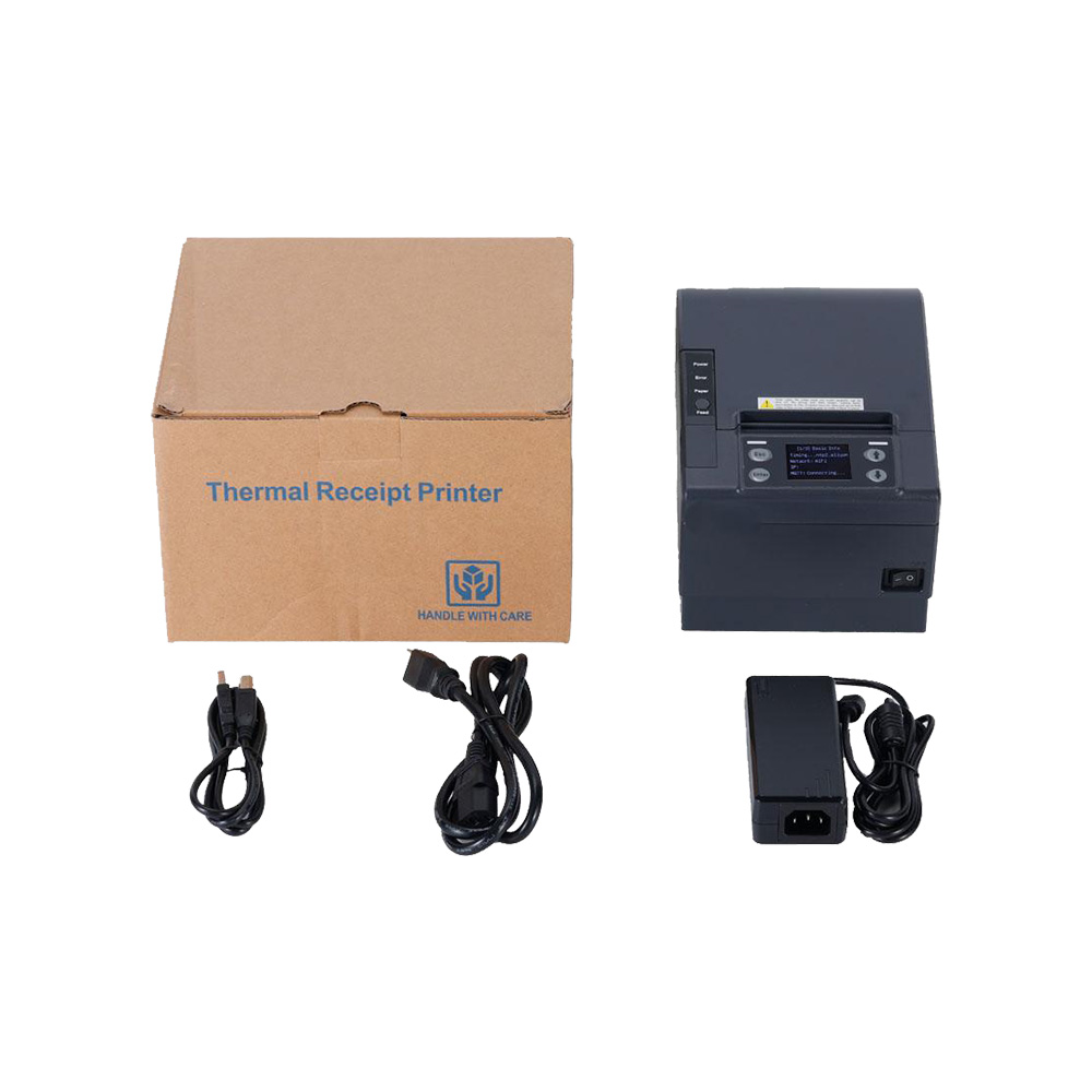 Impresora térmica de recibos en la nube USB/LAN/Bluetooth/WIFI de 3 pulgadas con servidor DHCP HCC-POS830