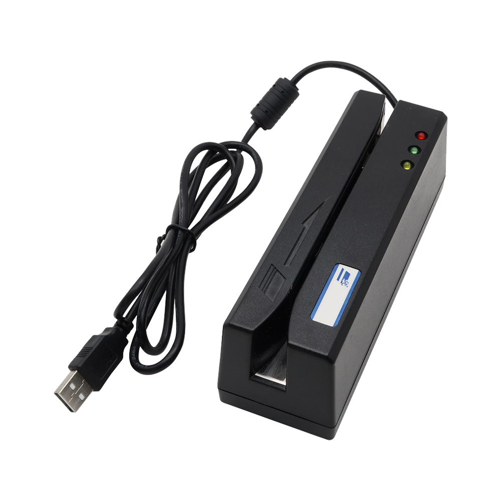 USB Hid Three Pistas Magstripe Rector de tarjetas Escritor HCC900S
