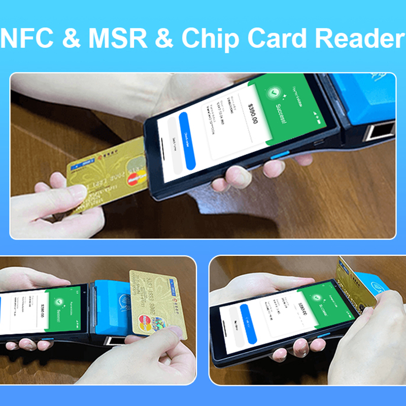EMV PCI 6 pulgadas Android 11.0 NFC Bluetooth Todo en un pago portátil de pago Z500