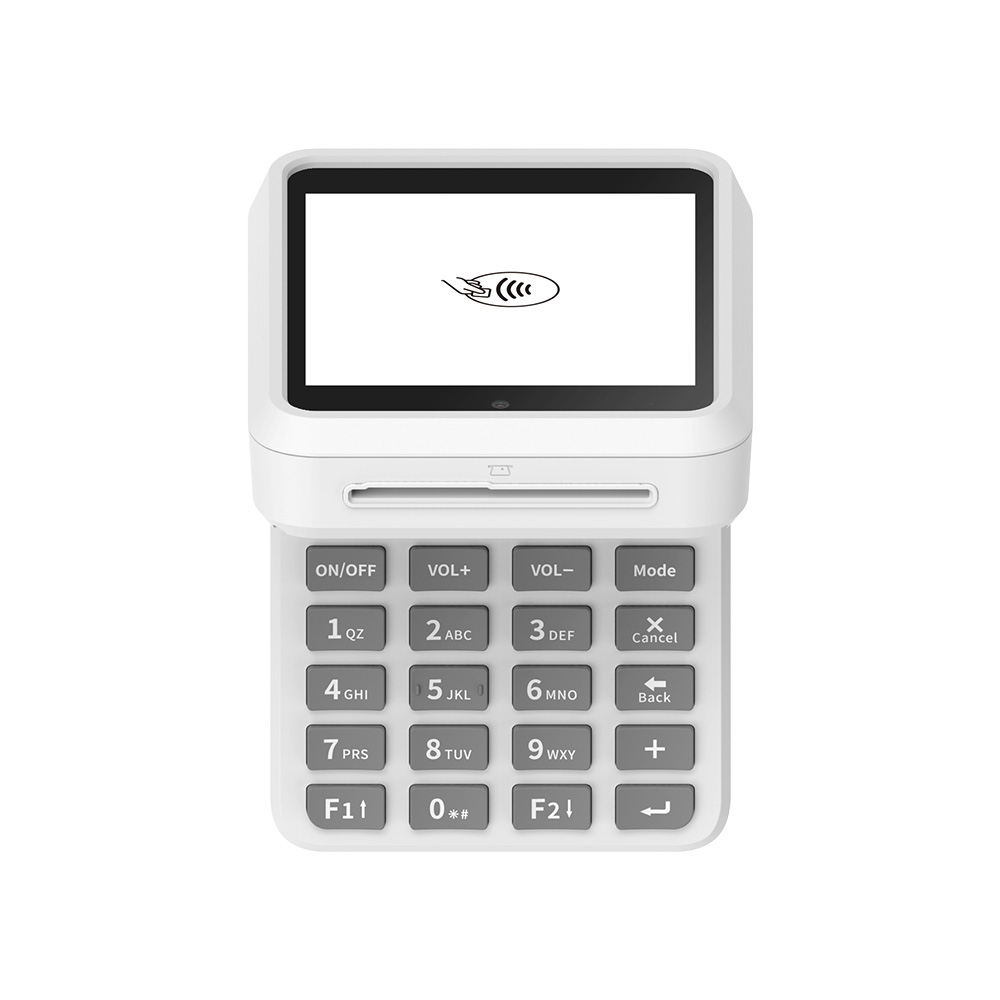 Android 13 Terminal POS de pago con tarjeta inteligente NFC de 4 pulgadas con teclado Pantalla digital Z80-V9