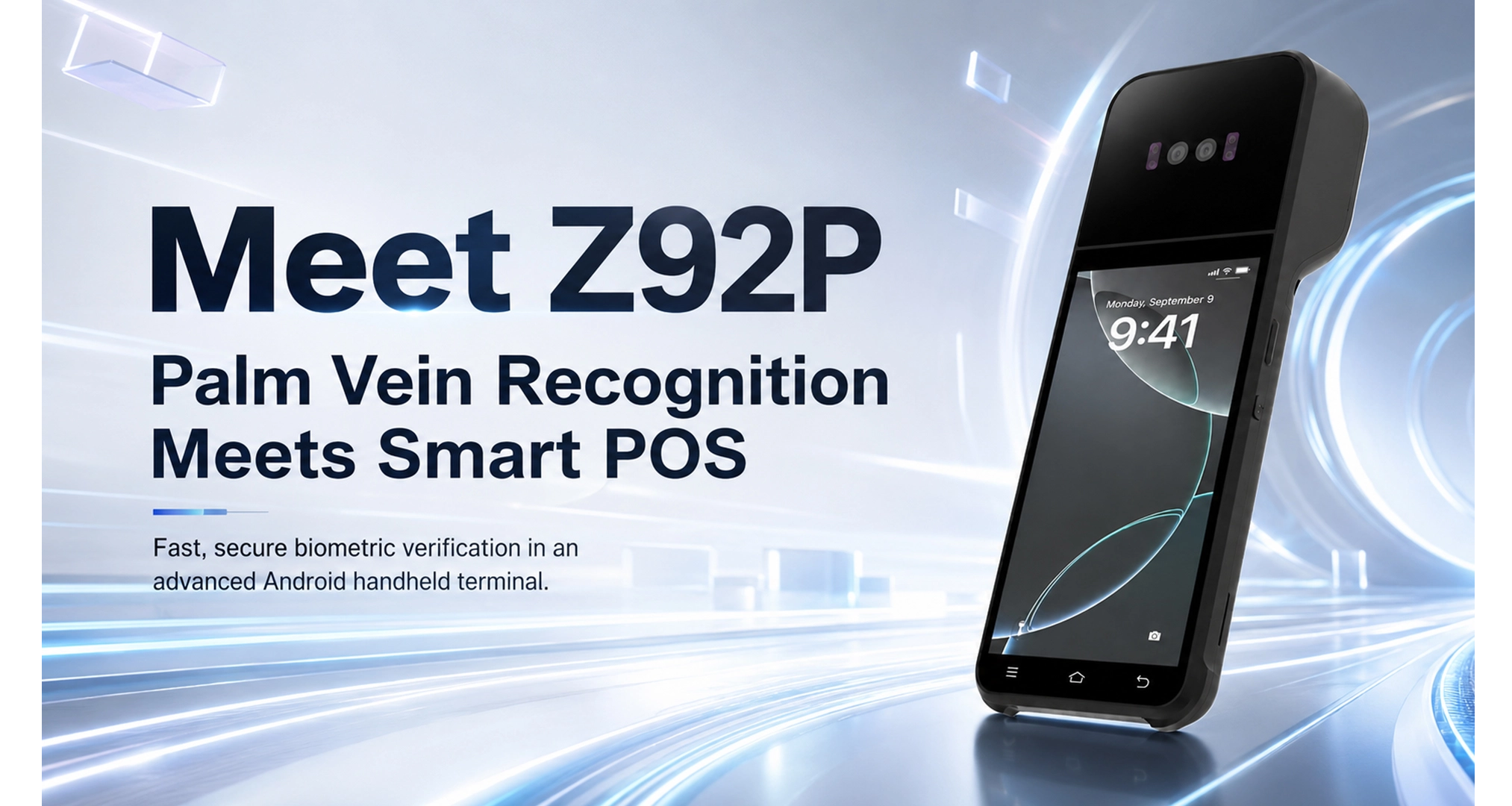 Presentamos Z92P: terminal POS portátil Android con reconocimiento de venas de la palma