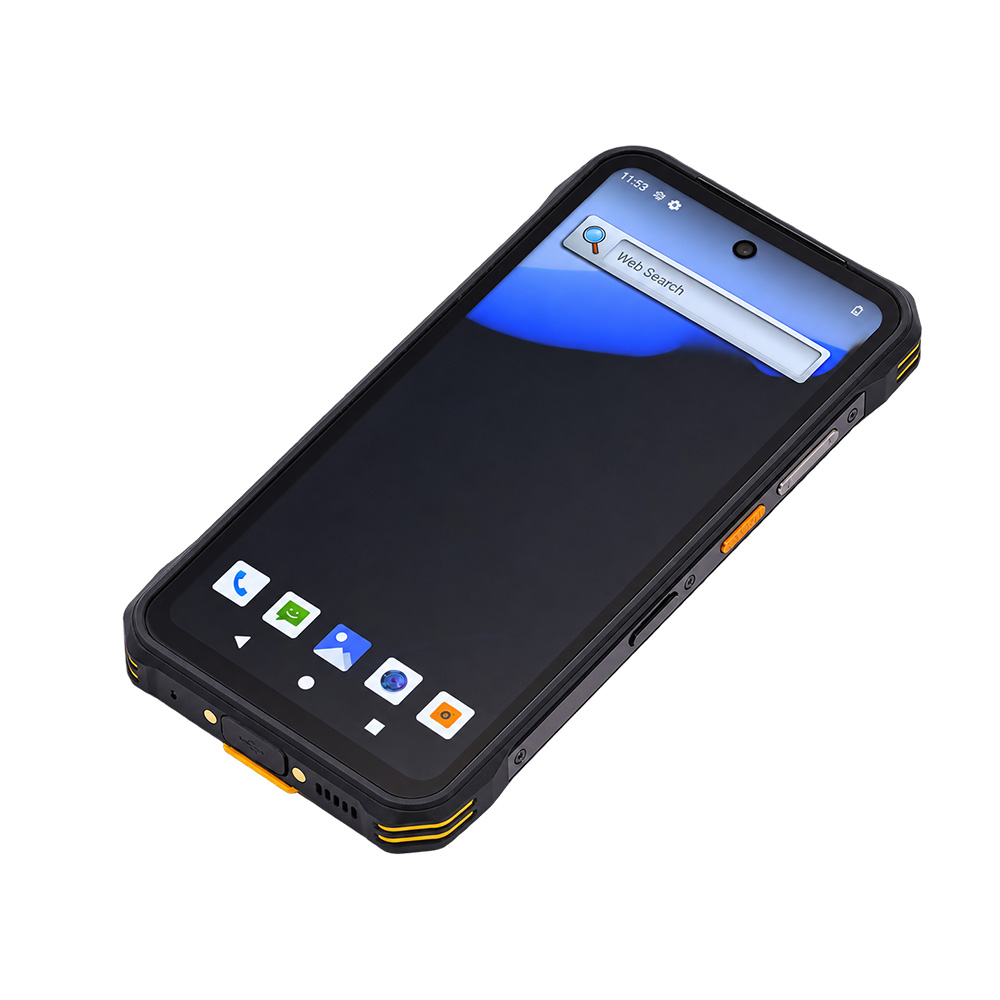 PDA portátil resistente H68T Android 14 con pantalla de 6,56 pulgadas Protección IP68 4G NFC y escáner de código de barras opcional
