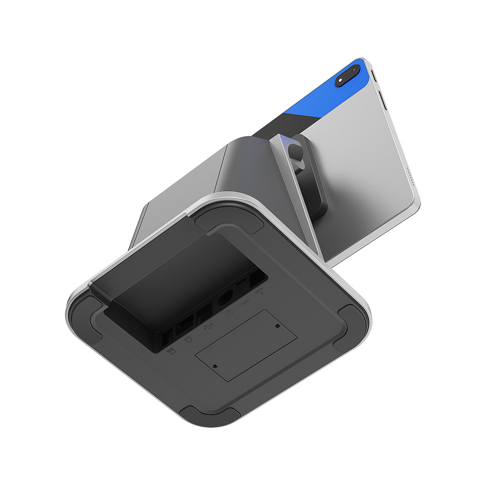 Tableta terminal POS Android 14 de 10,95 pulgadas con base de impresora de escritorio/80 mm NFC GPS HX-100