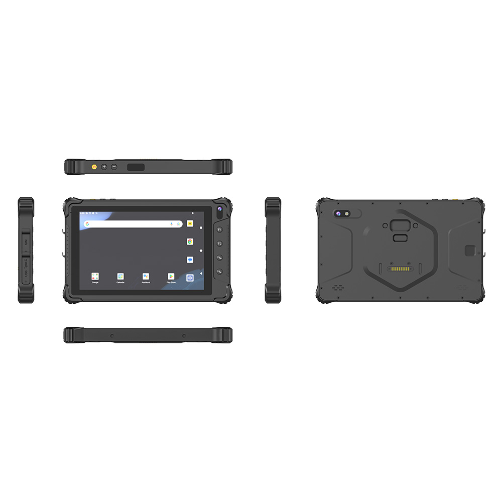 Tableta robusta montada en vehículo Android 14 de 8 pulgadas para gestión de flotas con 4G LTE y GPS V82T