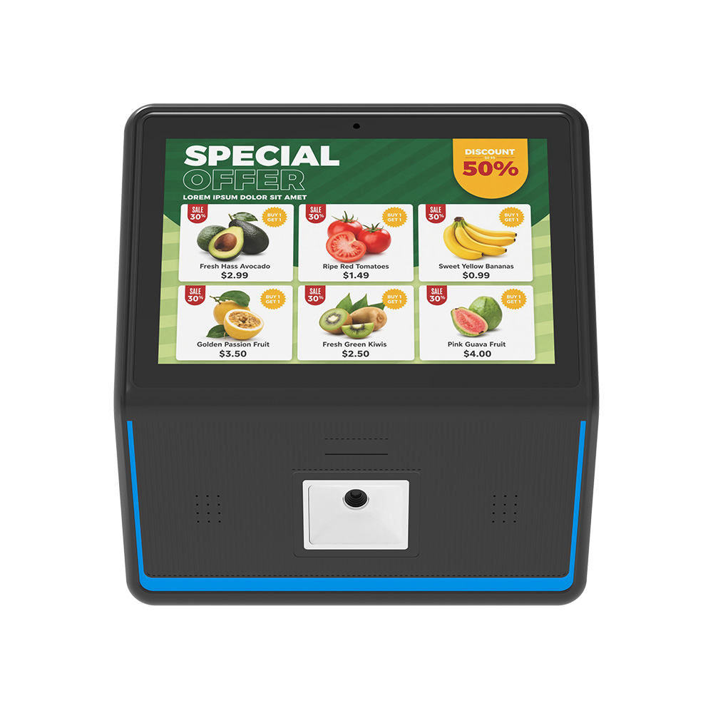 HCCTG Terminal inteligente de verificación de precios ER260 con pantalla táctil de 10,1 pulgadas, sistema operativo Android/Windows y escáner de códigos de barras 1D/2D