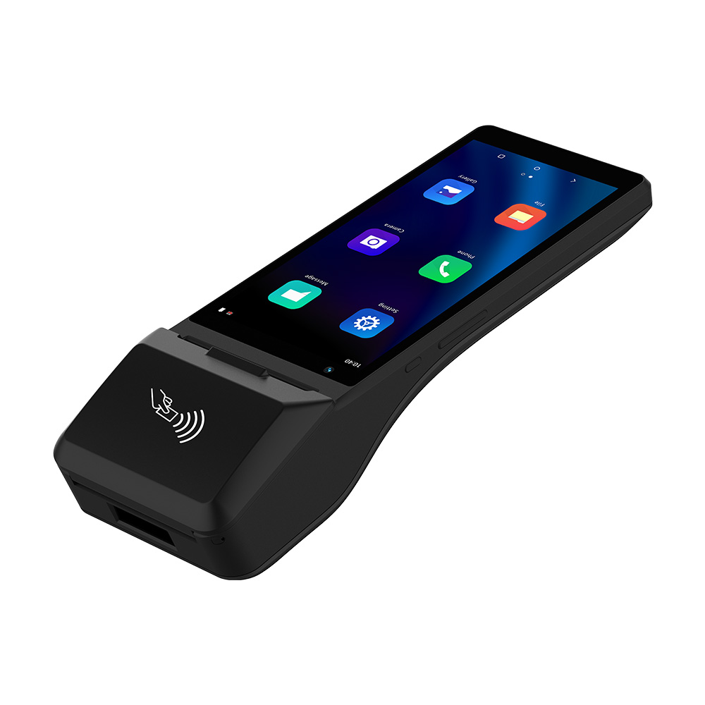 Terminal POS inteligente Android 14 de 6,0 pulgadas con pantalla de cliente 128*36 Z300C
