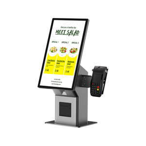 Máquina de quiosco de autopago y pedidos con pantalla LCD táctil de 21,5 pulgadas para centro comercial HSK-KA21 (HSK-KW21)