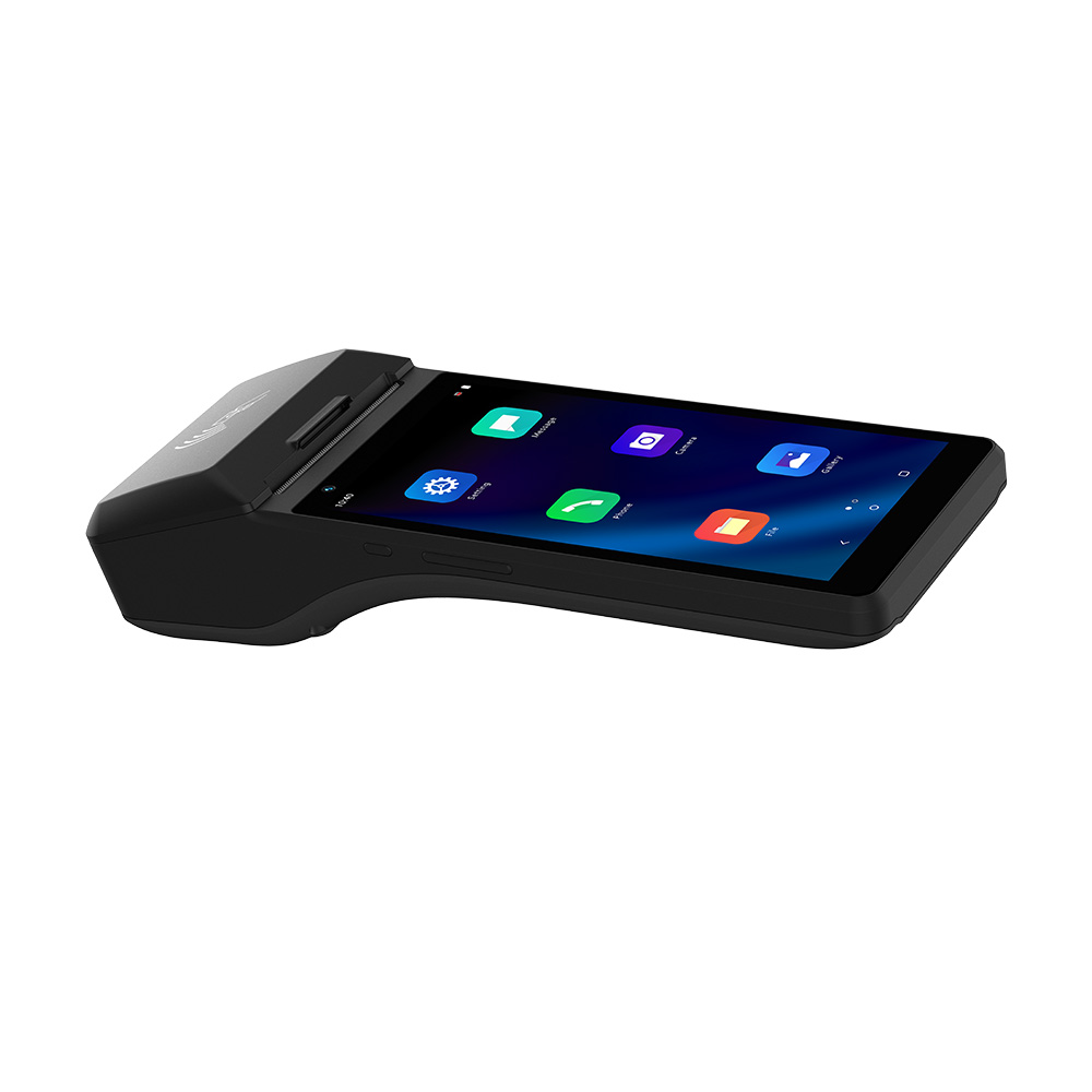 Terminal POS inteligente Android 14 de 6,0 pulgadas con pantalla de cliente 128*36 Z300C